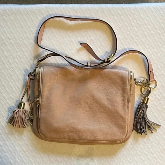 G.I.L.I. Light Pink Crossbody Messenger Bag - Picture 3 of 7